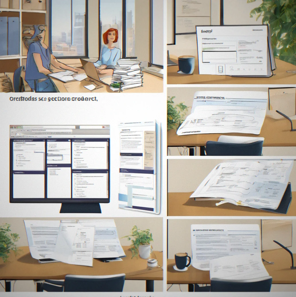 Client folder structure with nested project subfolders showing automatic organization